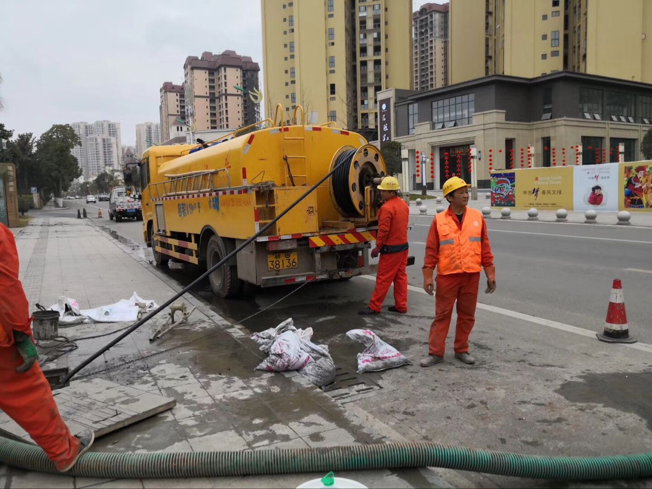 海南排污管道清淤-管道清洗