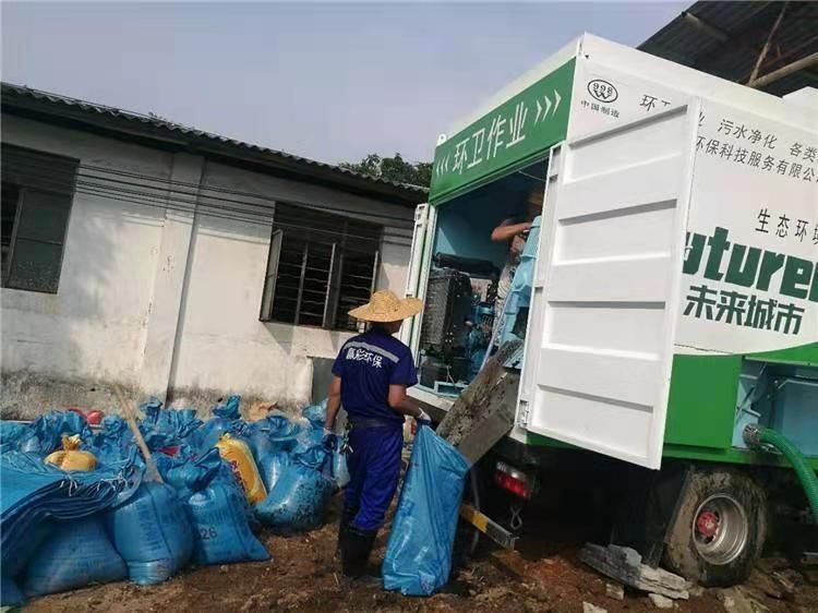 海南工业污泥压干处理